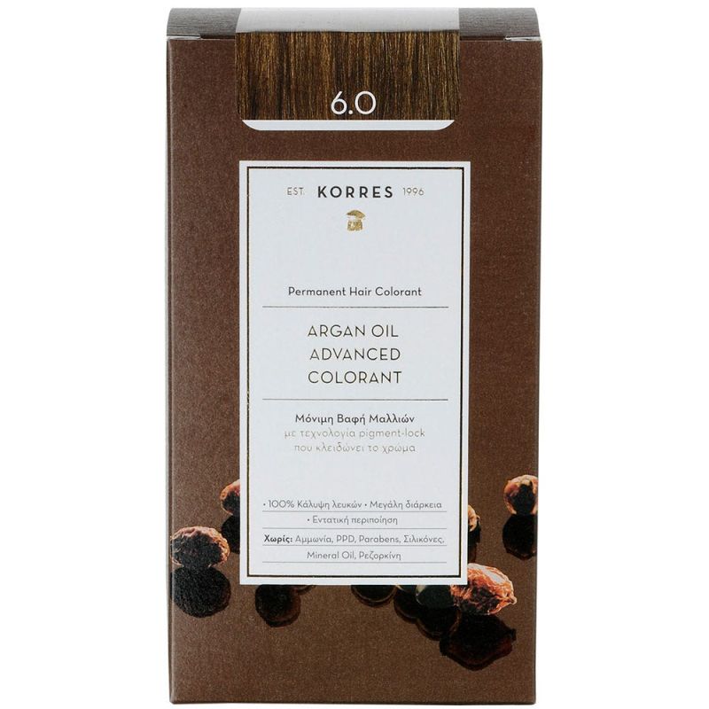 Korres ARGAN OIL Hair Colorant 6.4 dark blonde copper
