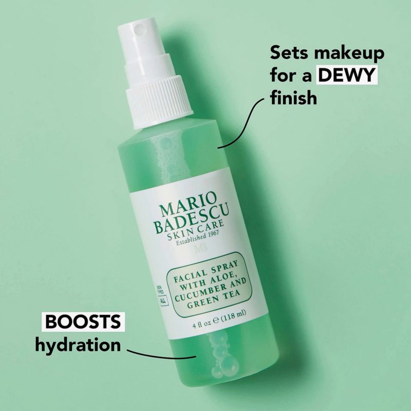 Mario Badescu Skincare Facial Spray with Aloe, Cucumber & Green Tea 118ml