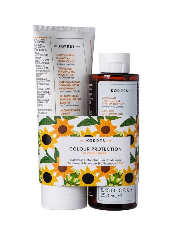 Korres Conditioning rinse Sunflower & Mountain Tea for colored hair