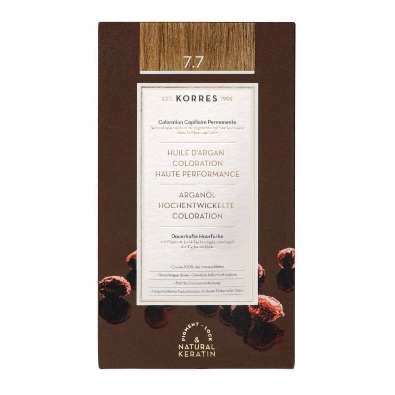 Korres ARGAN OIL Hair Colorant 7.7 mocha