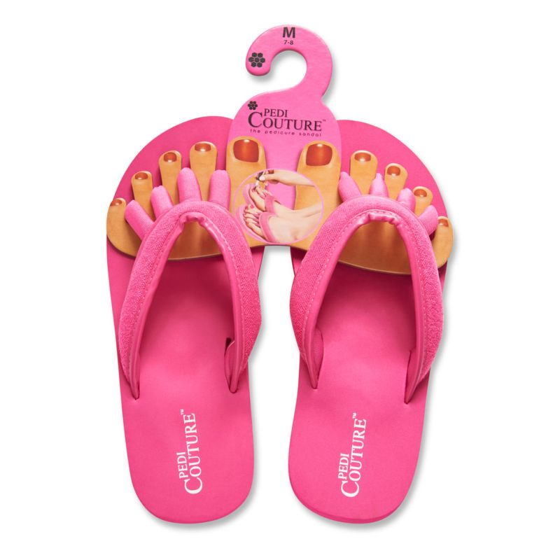 Pedi Couture Pedicure Sandal SPA Terry Fuchsia