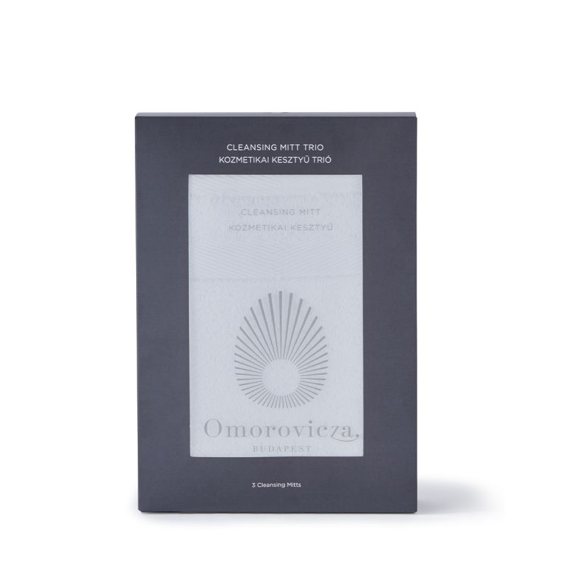 OMOROVICZA Budapest Cleansing Face Mitt Trio white