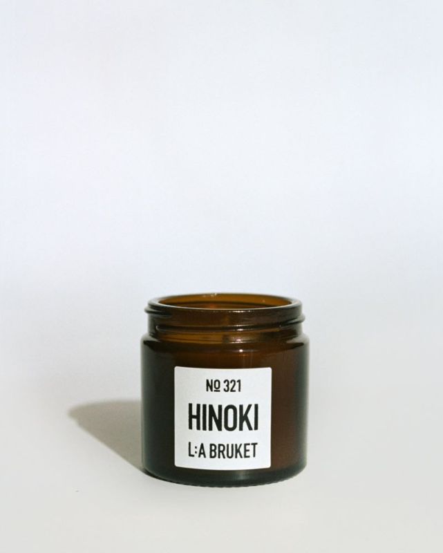 L:A BRUKET No. 255 Scented Candle Hinoki 50g