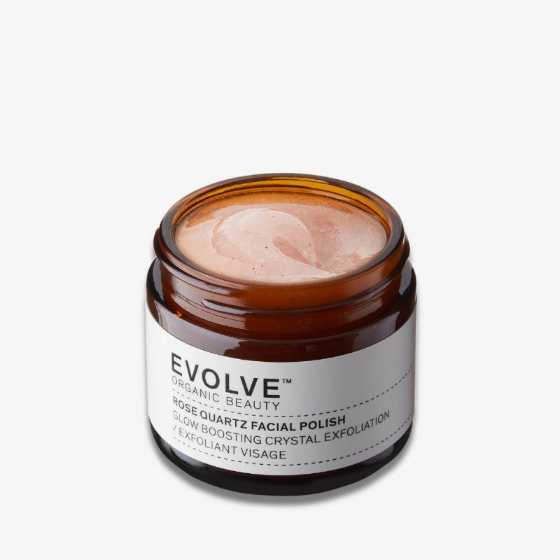EVOLVE Organic Beauty Rose Quartz Facial Polish