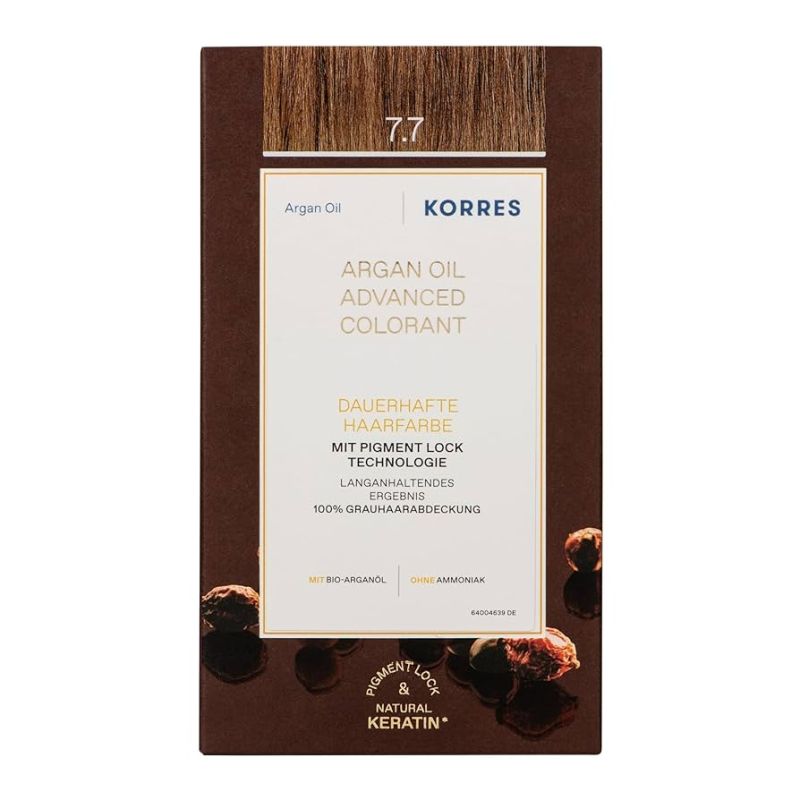 Korres ARGAN OIL Hair Colorant 7.7 mocha