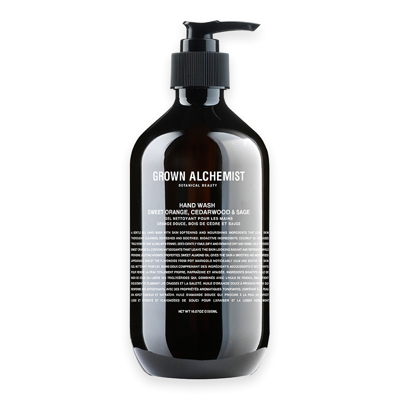 Grown Alchemist Hand Wash Sweet Orange, Cedarwood & Sage