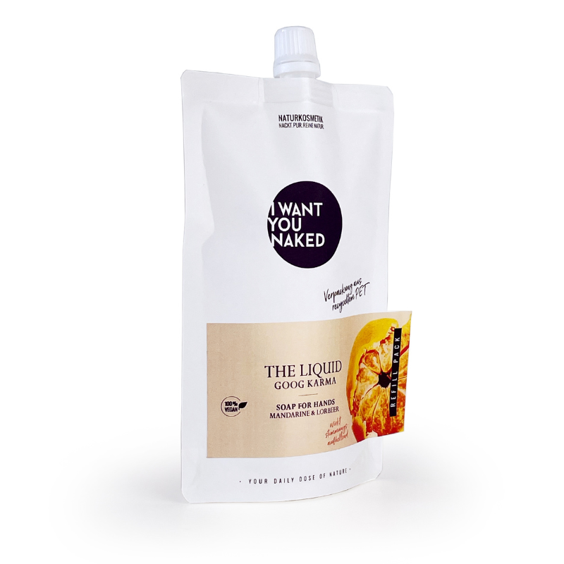 I want you naked THE LIQUID Good Karma with Mandarin & Bay Leaf Refill 1000ml