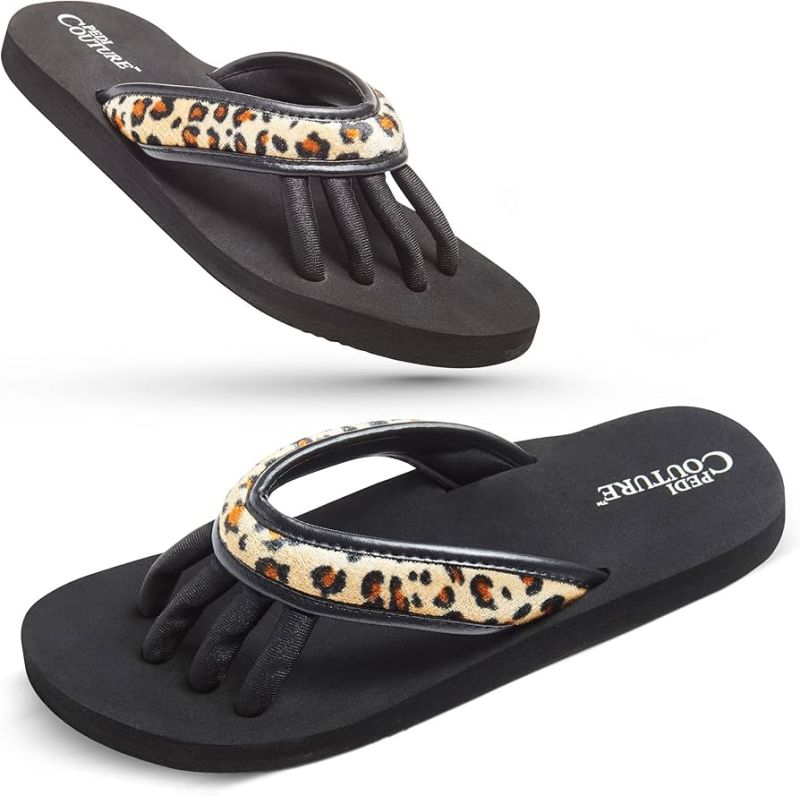 Pedi Couture Pedicure Sandal Wild Leopard