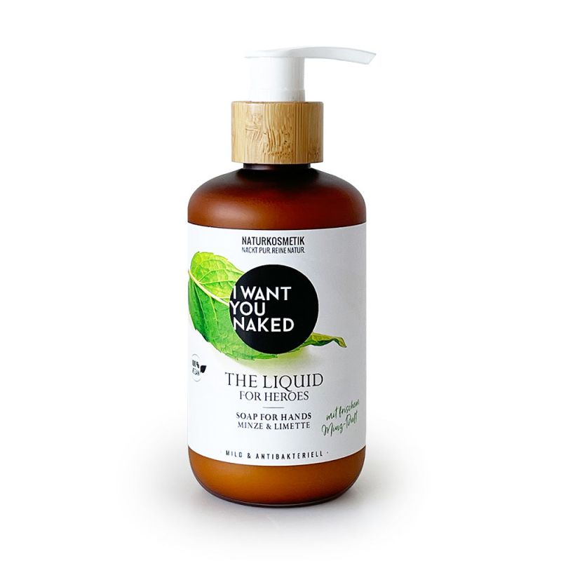 I want you naked THE LIQUID For Heroes with lime & mint 1000ml refill