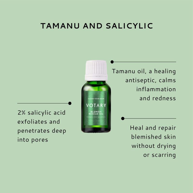 VOTARY Blemish Rescue Oil - Tamanu & Salicylic