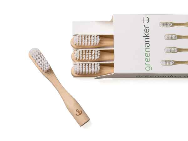 greenanker 8 replacement heads for bamboo toothbrush