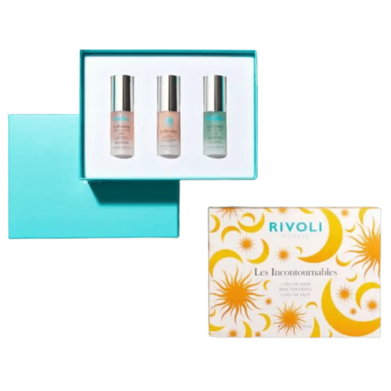 RIVOLI Geneve Set "LES INCONTOURNABLES" travel sizes
