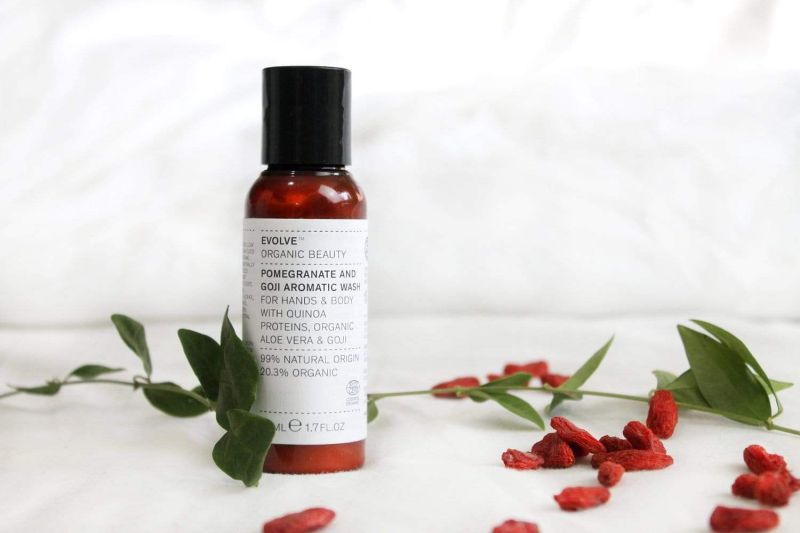 EVOLVE Organic Beauty Pomegranate and Goji Fragrant Wash