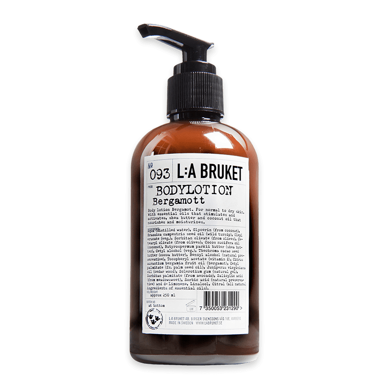 L:A BRUKET No. 093 Body Lotion Bergamot/Patchouli travel size