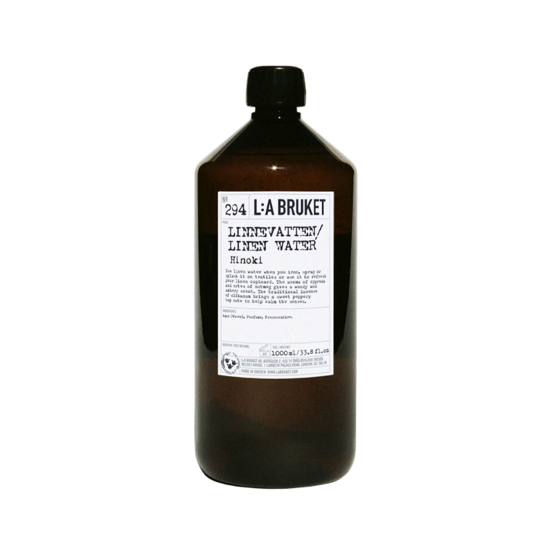 L:A BRUKET No. 294 Linen Water Hinoki