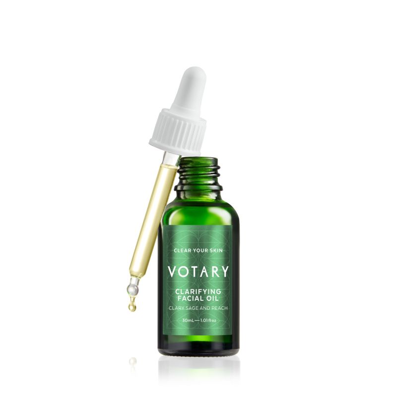 VOTARY Clarifying Facial Oil - Clary Sage & Peach