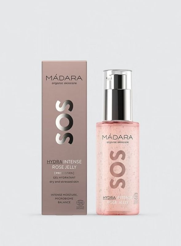 MADARA Soins de la peau biologiques SOS HYDRA intense gelée à la rose