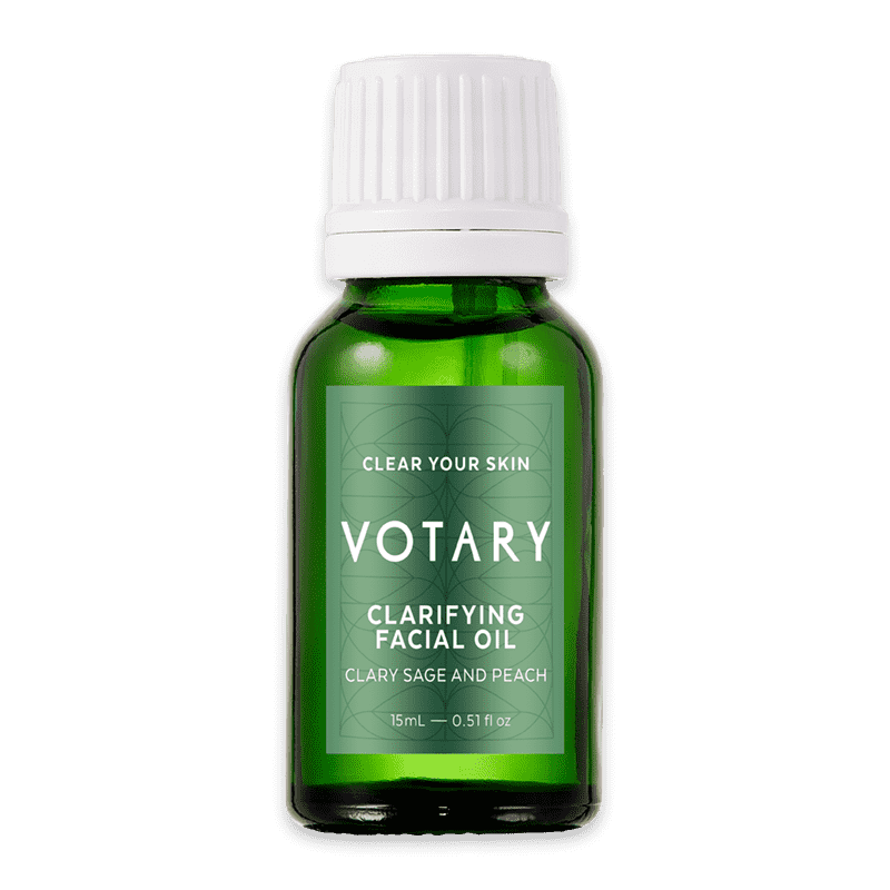 VOTARY Clarifying Facial Oil - Clary Sage & Peach