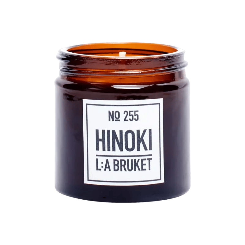 L:A BRUKET No. 255 Scented Candle Hinoki 50g
