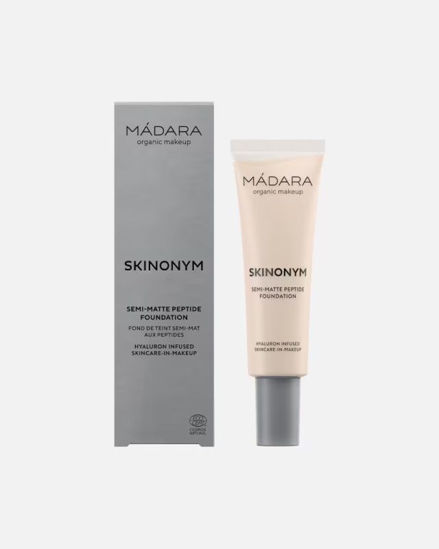 MADARA Organic… MADARA Organic Skincare SKINONYM Semi-Matte Peptide Foundation, #10 PORCELAIN