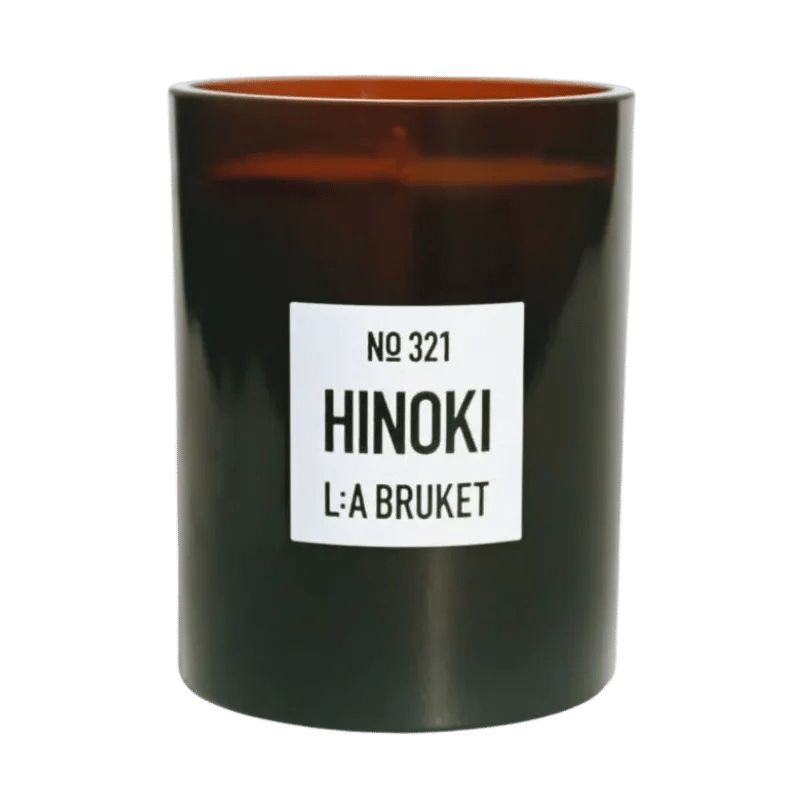 L:A BRUKET No. 321 Scented Candle Hinoki 260g Duftkerze
