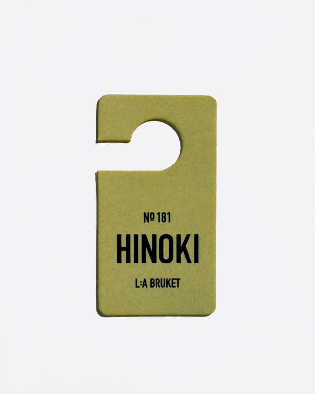 L:A BRUKET No. 181 Fragrance Tag Hinoki