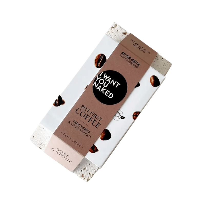I want you naked SOAP & STONE Naked Stone with shower soap BUT FIRST COFFEE
