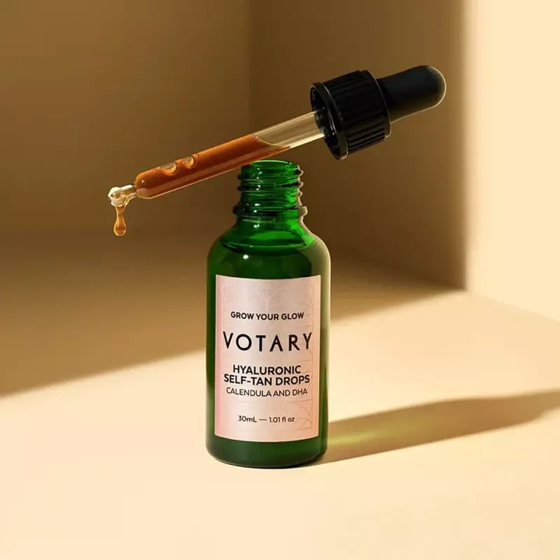 VOTARY Hyaluronic Self-Tan Drops, Calendula and DHA