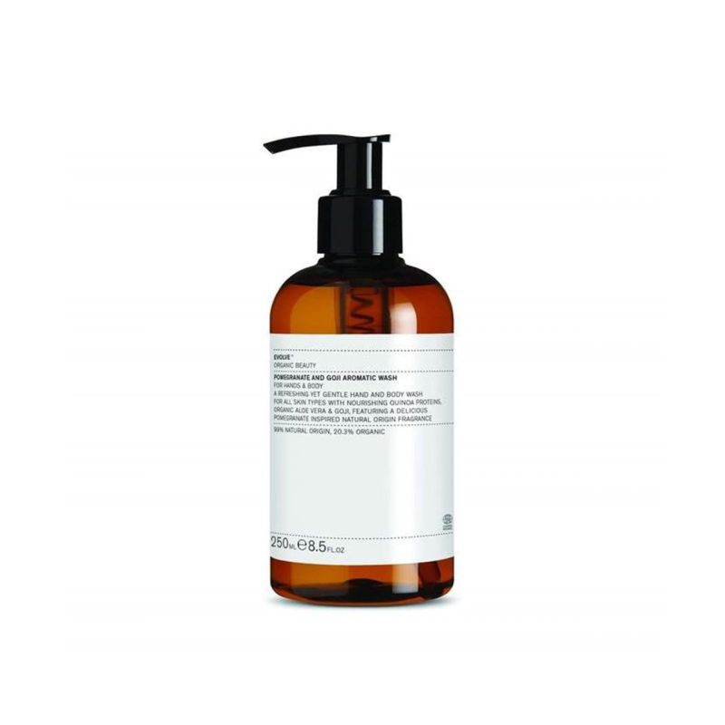 EVOLVE Organic Beauty Travel size Pomegranate and Goji Aromatic Wash