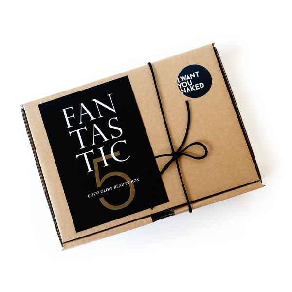I want you naked FANTASTIC FIVE Coco Glow Box with 5 mini sizes
