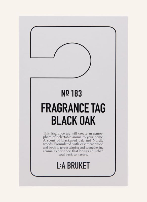 L:A BRUKET No. 183 Fragrance Tag Black Oak