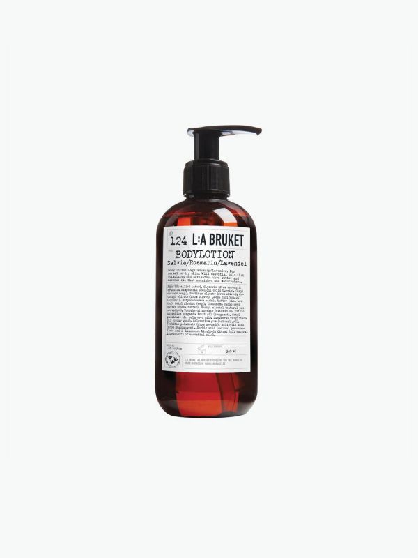 L:A BRUKET No. 124 NEW Body Lotion Sage/Rosemary/Lavender NEW