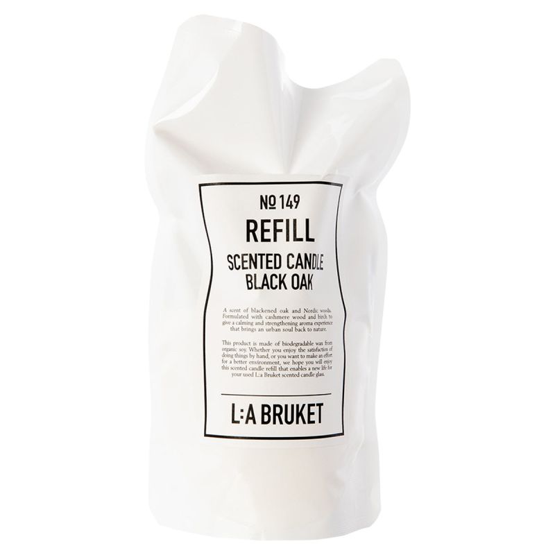L:A BRUKET No. 149 Refill Scented Candle Black Oak 260g