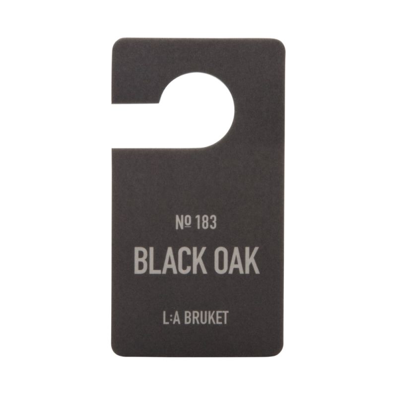 L:A BRUKET No. 183 Fragrance Tag Black Oak