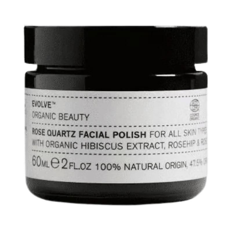 EVOLVE Organic Beauty Rose Quartz Facial Polish