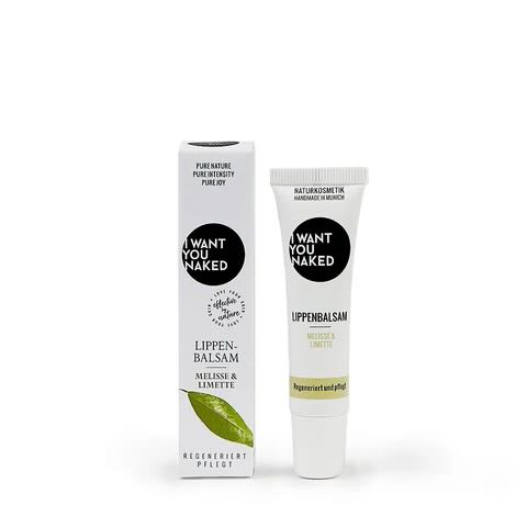 I want you naked Lip balm with lemon balm & lime