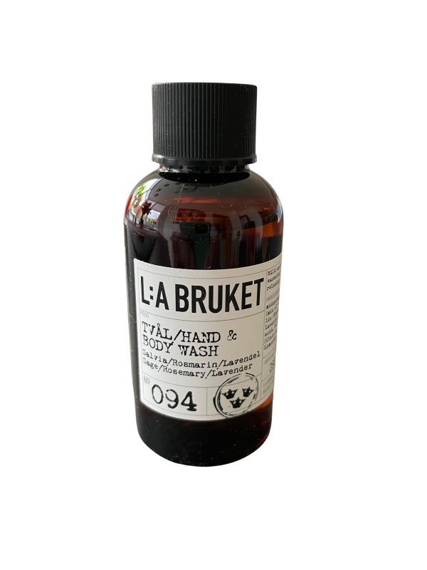 L:A BRUKET No. 094 Hand & Body Wash Sage/Rosemary/Lavender travel size